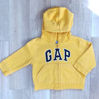 ベビーギャップ(babyGAP)のGAPパーカー 黄色 70㎝(その他)