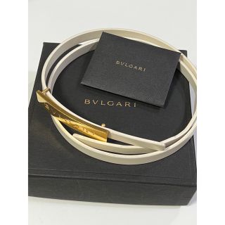 ブルガリ(BVLGARI)のブルガリ  ロゴプレート  細　ベルト　レディース　値下げ(ベルト)