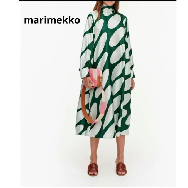 マリメッコ marimekko  シルク ワンピース