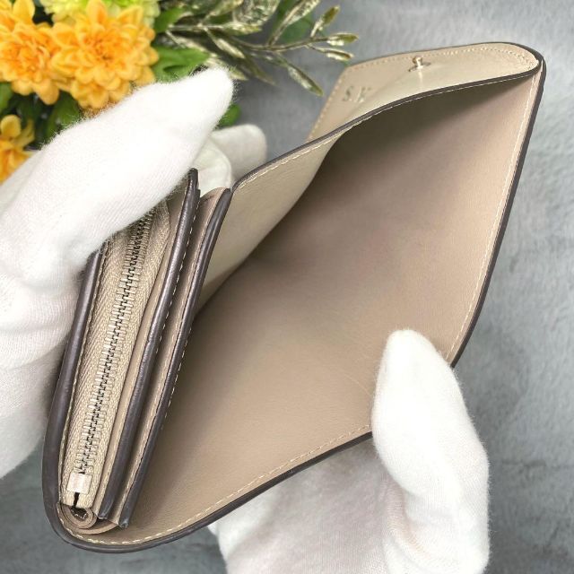 超美品 ルイヴィトン マヒナ ポルトフォイユ イリス ガレ 二つ折り IC