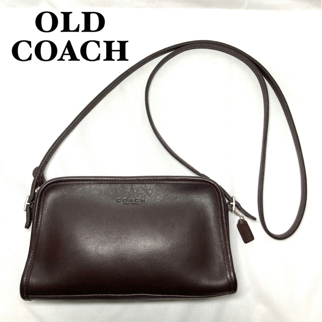 美品】COACH オールドコーチ ショルダーバッグ ダークブラウン 9138 ...