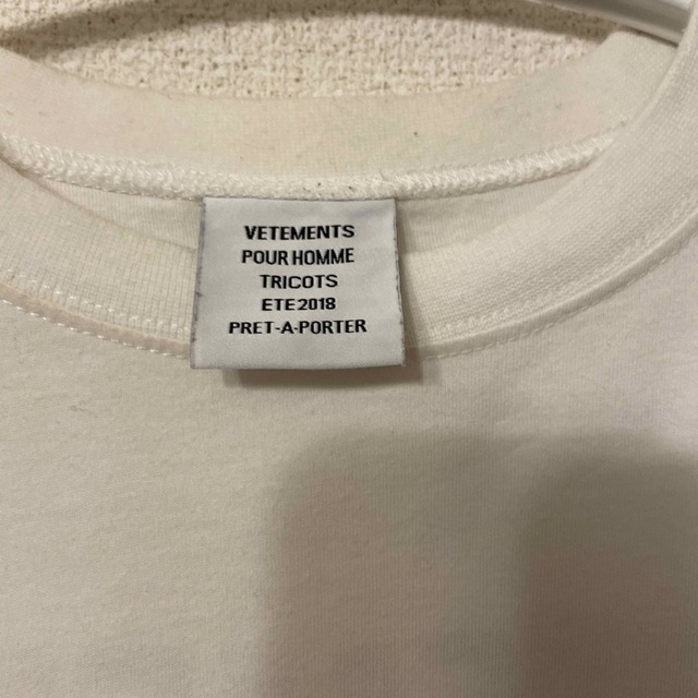 VETEMENTS(ヴェトモン)の専用商品です　VETEMENTS Tシャツ メンズのトップス(Tシャツ/カットソー(半袖/袖なし))の商品写真