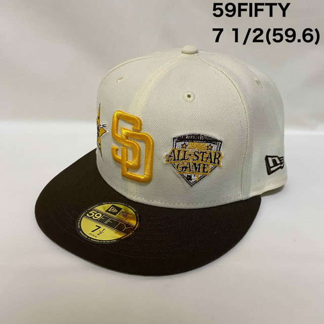 海外限定 NEWERA SD パドレス 59FIFTY 2トーン キャップ 【セール