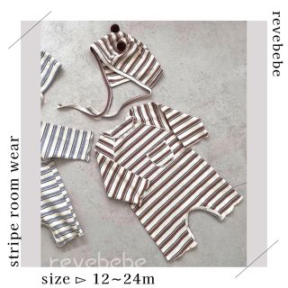 Reve レブ stripe ストライプ roomwear ルームウェア 韓国(パジャマ)