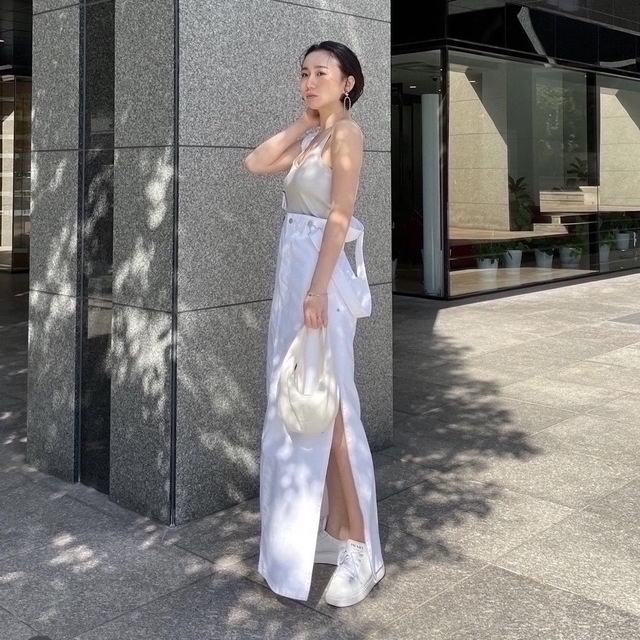 EDWIN×ETRETOKYO COREデニムハイライズサススカート www.alforsan.sch.sa