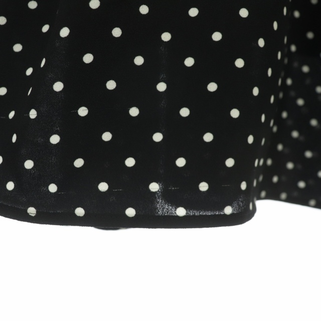 UNITED ARROWS(ユナイテッドアローズ)のユナイテッドアローズ ドットティアードマキシスカート ロング 38 黒 白 レディースのスカート(ロングスカート)の商品写真