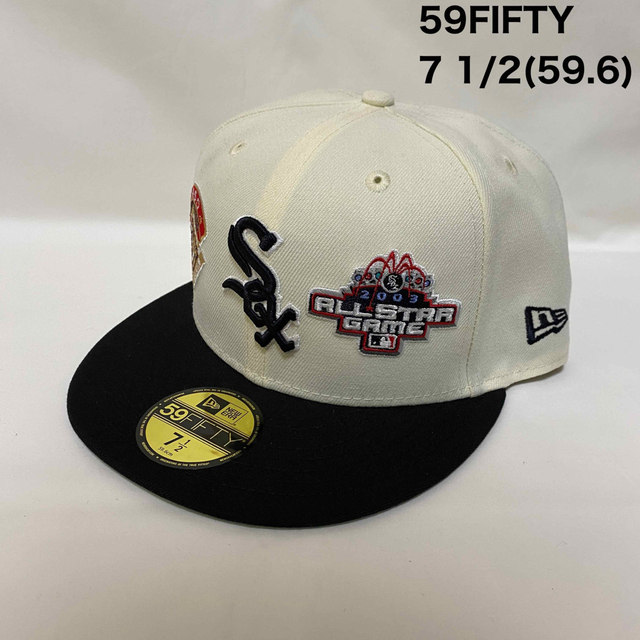 海外限定 NEWERA  ホワイトソックス　59FIFTY 2トーン　キャップ