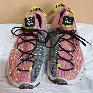 ナイキ(NIKE)のナイキ スペースヒッピー04 26.5cm ピンク グレー スペースヒッピー(スニーカー)