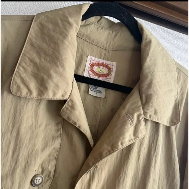 80s banana republic ナイロントレンチコート　OLDバナリパ