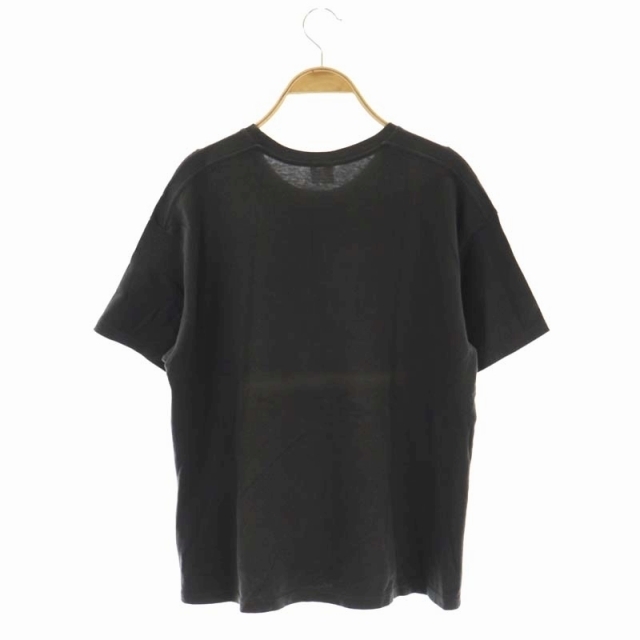 IENA(イエナ)のイエナ ロゴプリントTシャツ カットソー 半袖 クルーネック チャコールグレー レディースのトップス(Tシャツ(半袖/袖なし))の商品写真