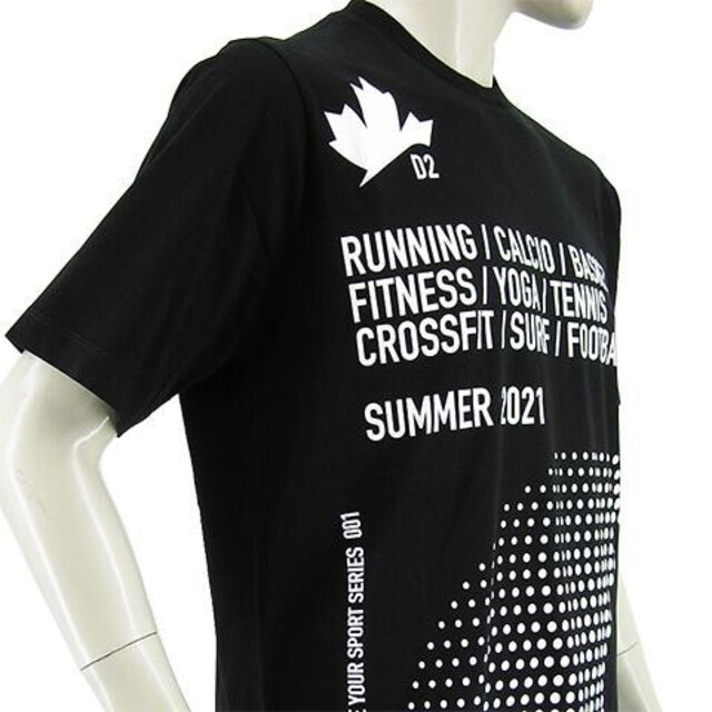 DSQUARED2 ディースクエアード Tシャツ 半袖 ブラック Mサイズ | www
