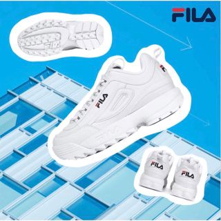 フィラ(FILA)のFILA ディスラプター2 ホワイト(スニーカー)