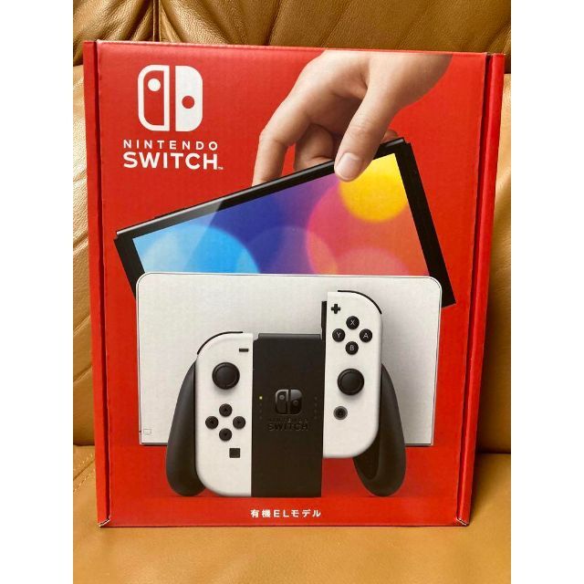 Nintendo Switch(ニンテンドースイッチ)の★保証書付新品★Nintendo Switch(有機ELモデル) ホワイト エンタメ/ホビーのゲームソフト/ゲーム機本体(家庭用ゲーム機本体)の商品写真
