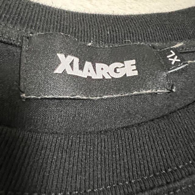 XLARGE(エクストララージ)の美品✨XLARGE エクストララージ XL ブラック 半袖 バックプリント メンズのトップス(Tシャツ/カットソー(半袖/袖なし))の商品写真