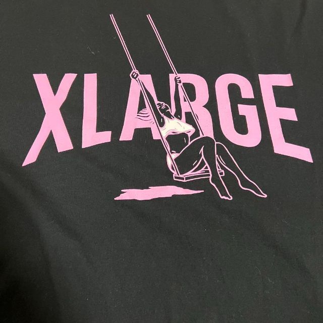 XLARGE(エクストララージ)の美品✨XLARGE エクストララージ XL ブラック 半袖 バックプリント メンズのトップス(Tシャツ/カットソー(半袖/袖なし))の商品写真