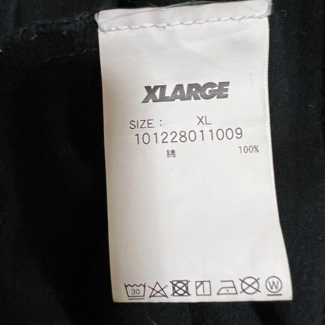 XLARGE(エクストララージ)の美品✨XLARGE エクストララージ XL ブラック 半袖 バックプリント メンズのトップス(Tシャツ/カットソー(半袖/袖なし))の商品写真