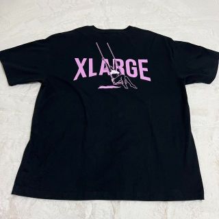 エクストララージ(XLARGE)の美品✨XLARGE エクストララージ XL ブラック 半袖 バックプリント(Tシャツ/カットソー(半袖/袖なし))