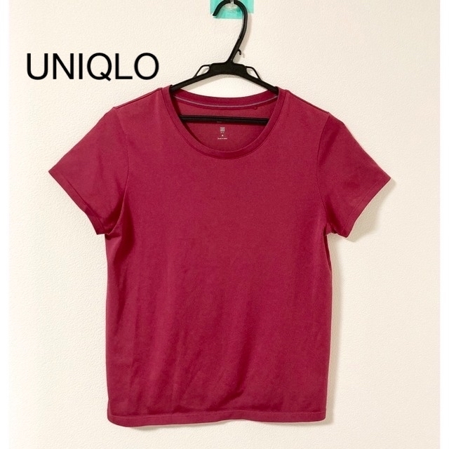 UNIQLO(ユニクロ)のUNIQLO ドライEXクルーネックT（半袖） レディースのトップス(Tシャツ(半袖/袖なし))の商品写真