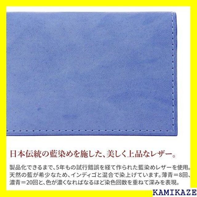 ☆ バギーポート カードケース 本革 藍染めレザー ZYS メンズ 1427 日本未入荷 64.0%OFF 