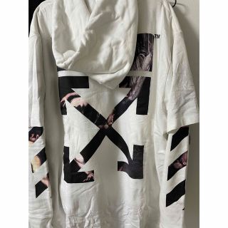 オフホワイト(OFF-WHITE)のoff-white パーカー　XL(パーカー)