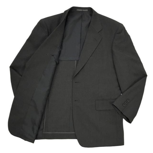 GRENFORKTON グレンフォークトン グレーヘアラインストライプスーツA3 メンズのスーツ(セットアップ)の商品写真