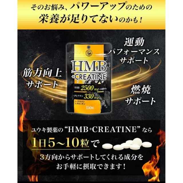 HMB×クレアチン★筋トレサプリ★アスリート最も効果的‼️鍛神 ファイラ検討の方 食品/飲料/酒の健康食品(プロテイン)の商品写真