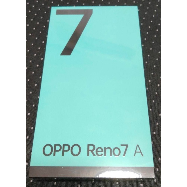 新品未開封 OPPO Reno7 A スターリーブラック SIMフリー 版