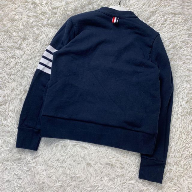 Thom Browne 21ss スウェットカーディガン 4bar ネイビー 0 www