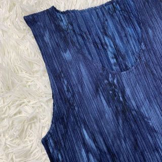 PLEATS PLEASE ISSEY MIYAKE - PLEATS PLEASE 水彩 ノースリーブ