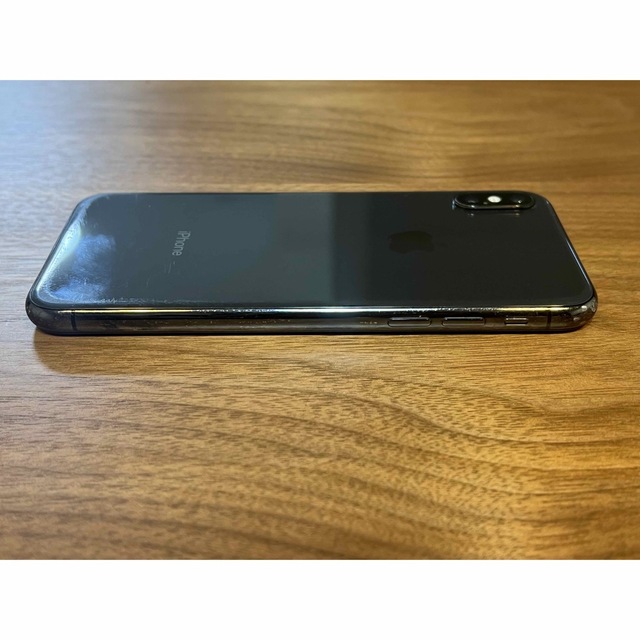iPhone(アイフォーン)のiPhone X 256GB SIMフリー ブラック スマホ/家電/カメラのスマートフォン/携帯電話(スマートフォン本体)の商品写真