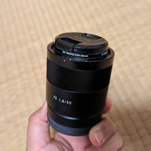 SONY(ソニー)のSONY Sonnar T* FE 55mm F1.8 ZA SEL55F18Z スマホ/家電/カメラのカメラ(レンズ(単焦点))の商品写真