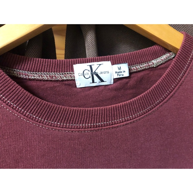 Calvin Klein(カルバンクライン)の90s 【Calvin Klein jeans 】ロゴ 刺繍 ステッチトレーナー メンズのトップス(スウェット)の商品写真