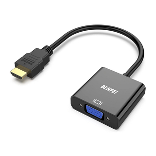 HDMI-VGAへ 金メッキ HDMIからVGAアダプター(映像用ケーブル)