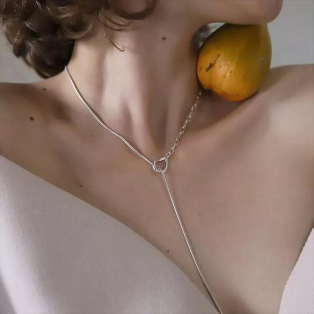 DEUXIEME CLASSE(ドゥーズィエムクラス)の【新品】three way necklace / silver レディースのアクセサリー(ネックレス)の商品写真