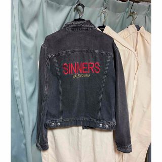 バレンシアガ(Balenciaga)のBALENCIAGA デニムジャケット SINNERS 46 バレンシアガ(Gジャン/デニムジャケット)