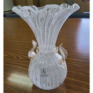 ベネチアンガラス　花瓶