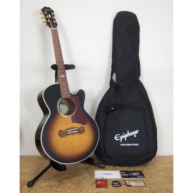 Epiphone(エピフォン)のEpiphone J-200EC Studio Parlor J-200パーラー 楽器のギター(アコースティックギター)の商品写真