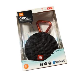 ボーズ(BOSE)のapple JBL CLIP2 Bluetooth スピーカー カラビナ付 黒(スピーカー)