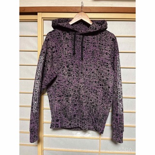 シュプリーム(Supreme)のSupreme Marble Hooded Sweatshirt Purple (パーカー)