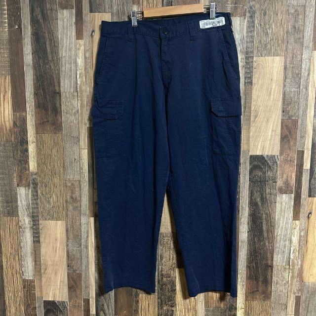 シンタス アメカジ カーゴ パンツ ワークパンツ ネイビー XL USA古着