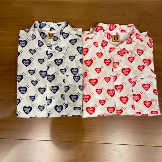 ヒューマンメイド(HUMAN MADE)のHUMAN MADE HEART PATTERN SHIRT 総柄(シャツ)