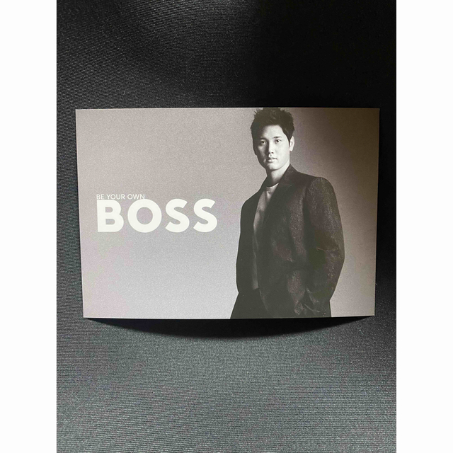 HUGO BOSS(ヒューゴボス)のBOSS 大谷翔平　ポストカード エンタメ/ホビーのタレントグッズ(スポーツ選手)の商品写真