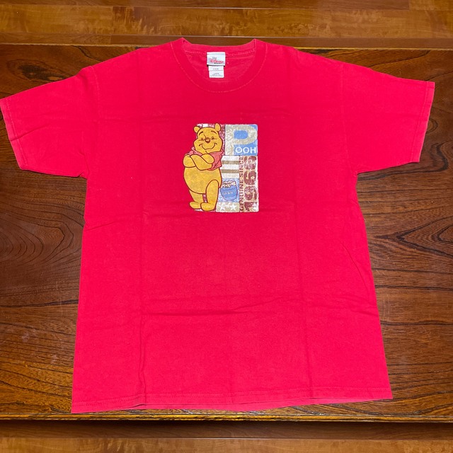 Disney(ディズニー)の90s 『Disney』ディズニー　Tシャツ　くまのプーさん　USA製 メンズのトップス(Tシャツ/カットソー(半袖/袖なし))の商品写真