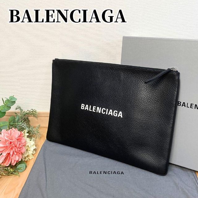 Balenciaga - バレンシアガ レザー エブリデイ クラッチバッグ バッグイン ユニセックス