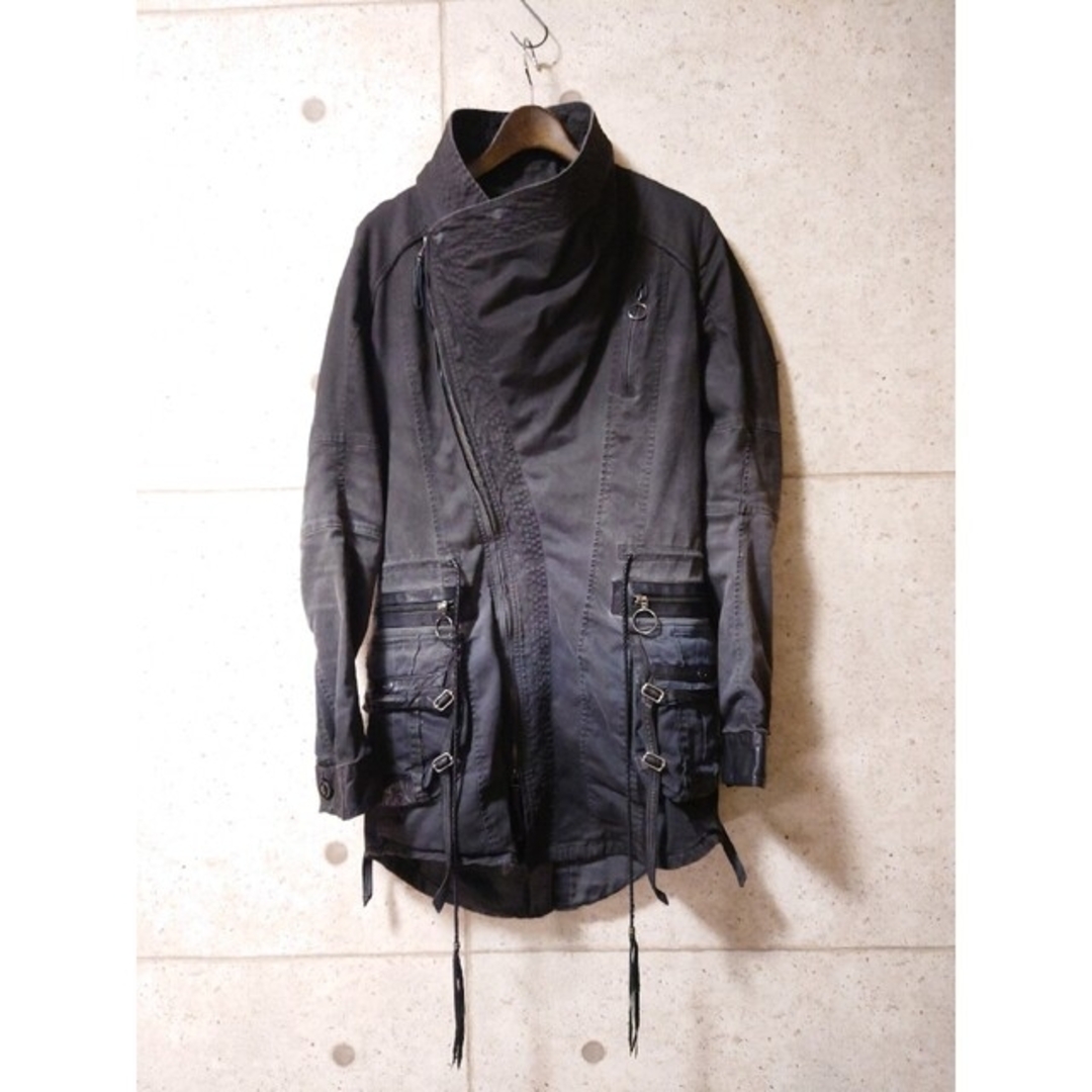 商店商店14th Addiction美品9万レザーモッズコート Kmrii アウター