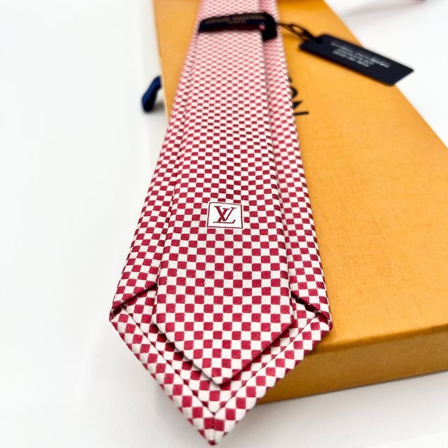 最高峰品】ルイヴィトン Louis Vuitton ネクタイ マイクロダミエ