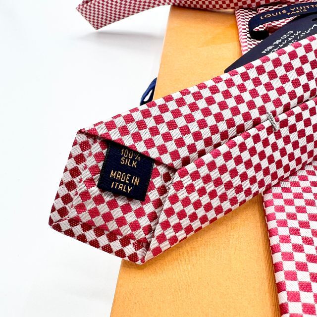 最高峰品】ルイヴィトン Louis Vuitton ネクタイ マイクロダミエ