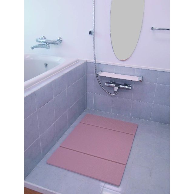 東和産業 風呂マット・すのこ ベージュ 約85×60cm