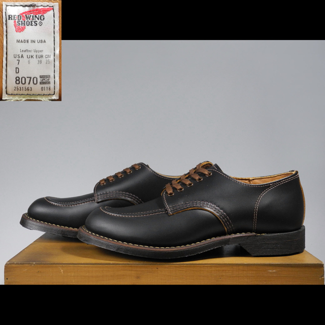 REDWING(レッドウィング)の8070スポーツオックスフォード茶芯Mil-1 9087 8075 9060 メンズの靴/シューズ(ブーツ)の商品写真