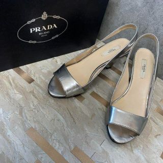 超激得最新作 PRADA - PRADA シルバー パンプスの通販 by Paris 's